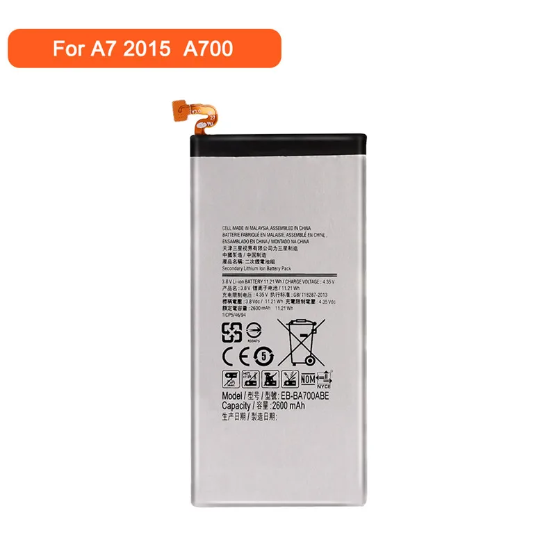 Оригинальная замена Батарея для Samsung Galaxy A3 A5 A7 A500 A700 A320 A520 A720 батарея для телефона Перезаряжаемые+ Инструменты