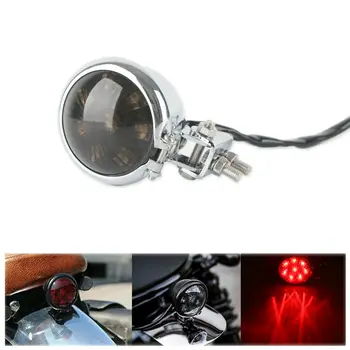 

Motorcycle LED Rear Tail Light Brake Taillight Stop Light Lamp For Harley Bobber Complete With Full Wiring