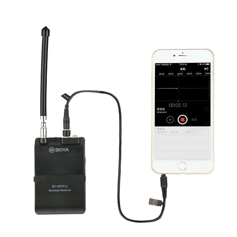 BOYA BY-WFM12 Professional VHF Wireless Microphone