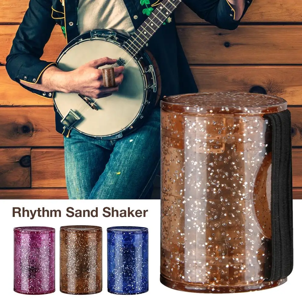 Гитарный песочный колокольчик ритм шейкер музыкальный палец кольцо выстрел