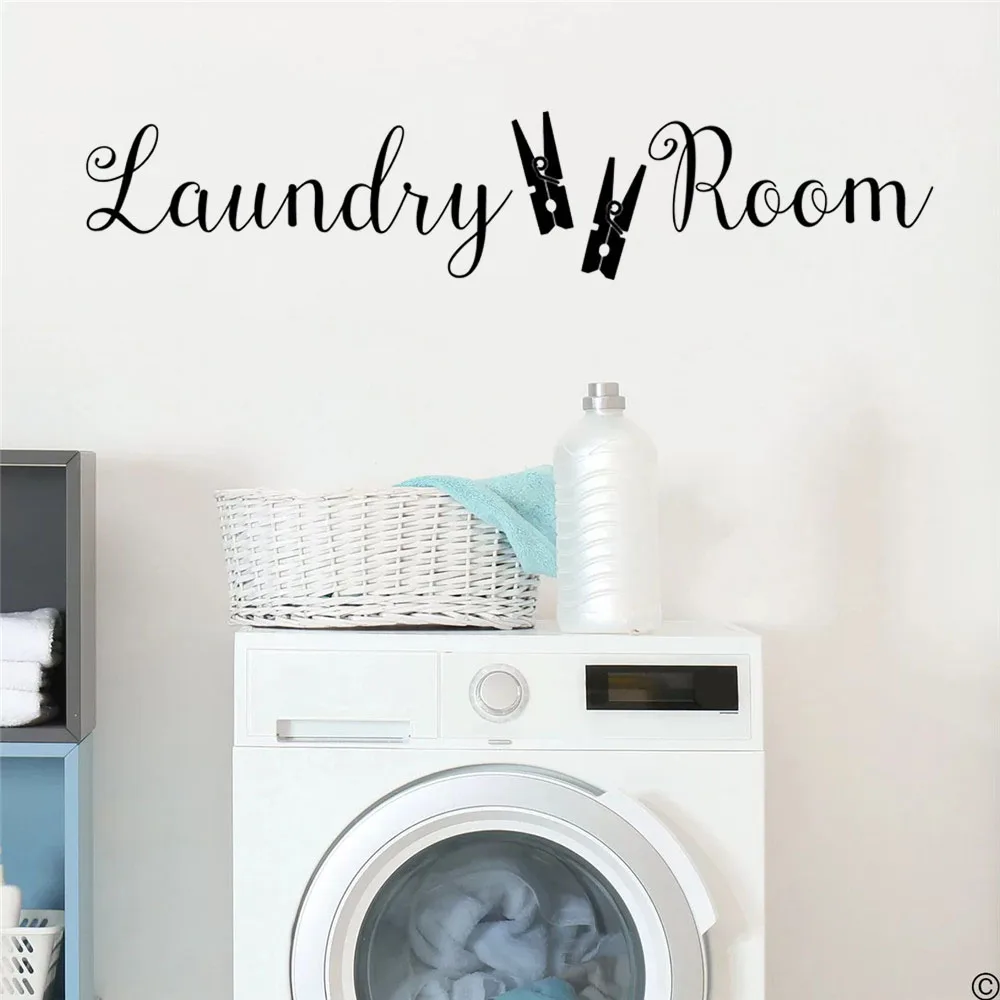 Home & Living Laundry Vinyl Decals Laundry Decorations Laundry Laundry