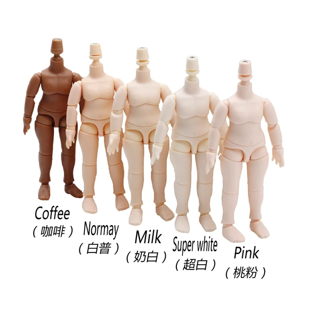 New 10cm 11cm BJD Doll toys YMY body suitable for GSC ob11 1/12 BJD doll  body spherical joint doll toy hand set doll accessories