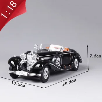 

1/18 Scale High Quality Imitation Vintage Classic Diecast Alloy 500K Car Model Retro for Display Decoration Collect Gift Show