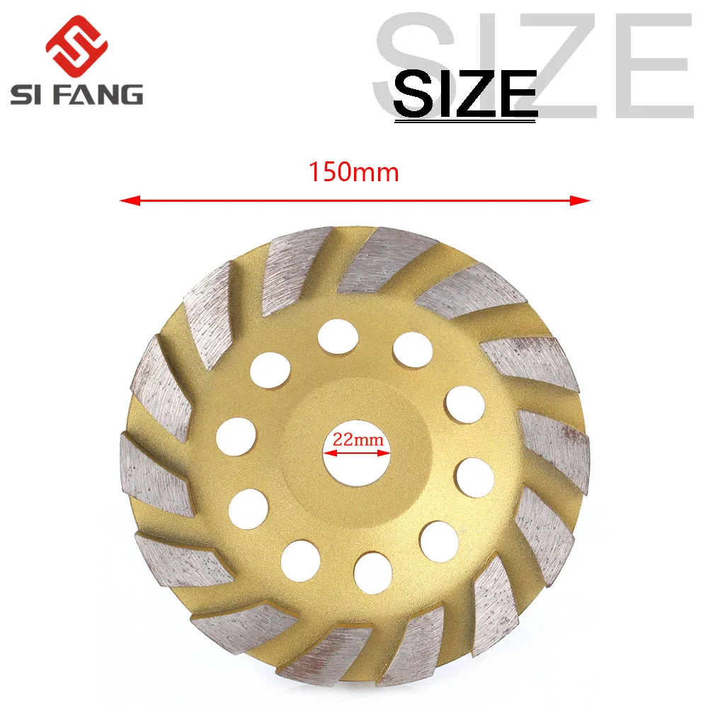 100/125/150/180mm Diamond Grinding Wheel Disc Wood Carving Disc Bowl Shape Grinding Cup Concrete Granite Cutting Power Tool