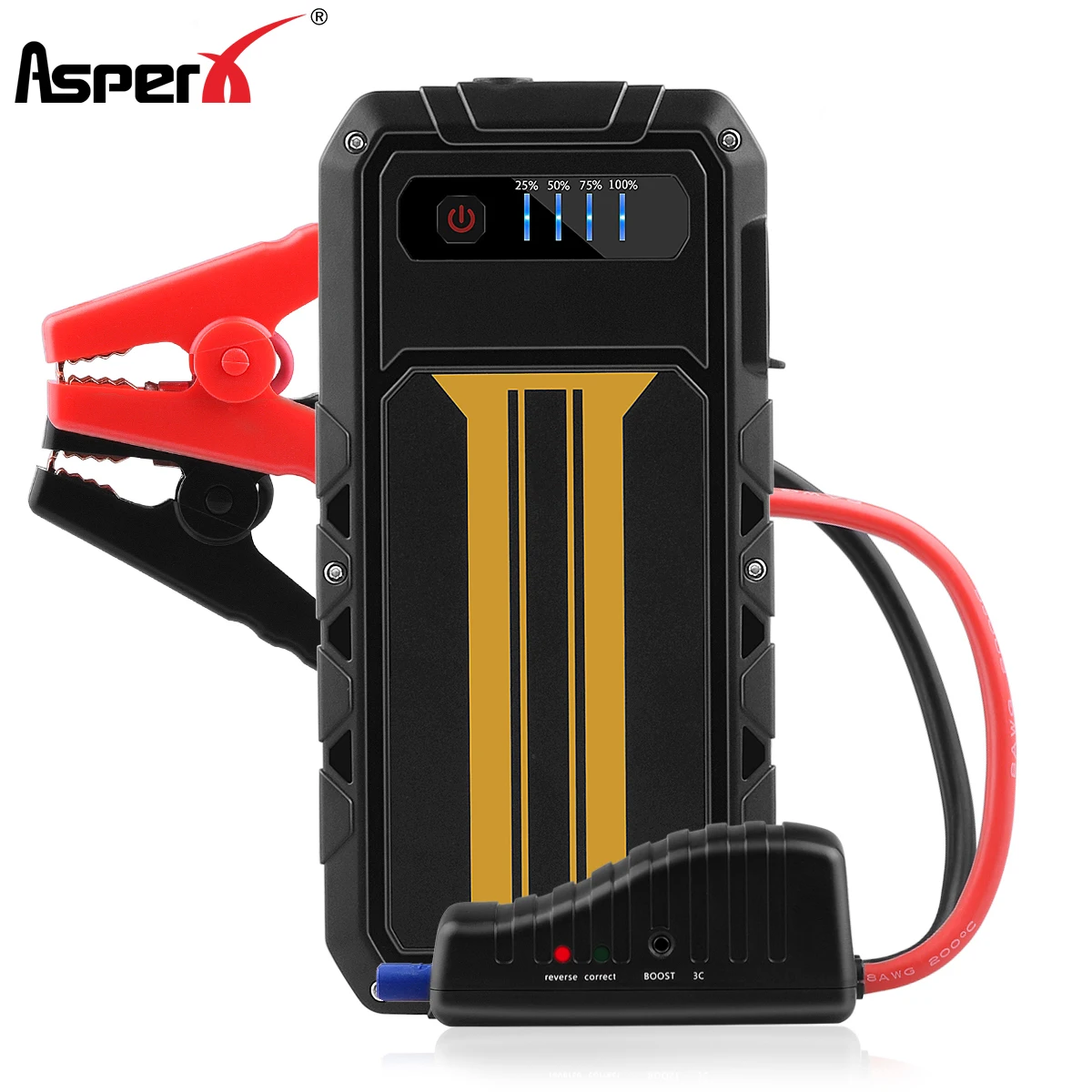 

AsperX Jump Starter Car Battery Starter Booster Vehicles Power Bank 7000mAh Launcher Starting Device Car Buster