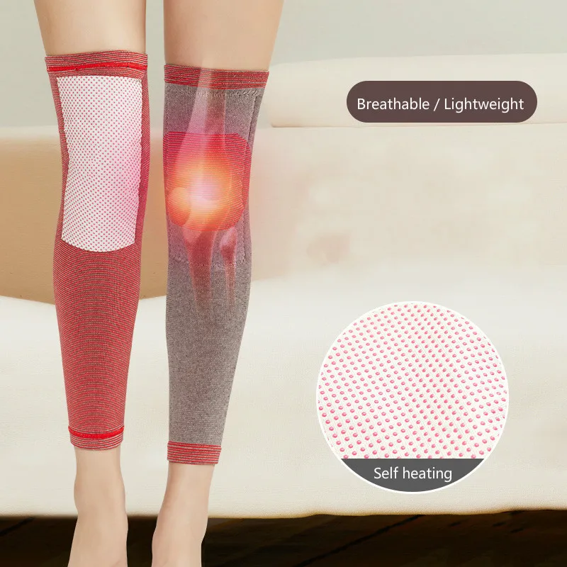 

2pcs Self Heating Leg Warmers Compression Long Knee Sleeve Anti-UV Sport Legging Cycling Running Basketball Men Women Legwarmers