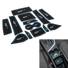 Для peugeot 5008 3008 GT Автомобильная Дверь ворота Слот коврик паз резиновая кружка чашка Коврик Нескользящие интерьерные Аксессуары 13 шт./компл