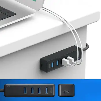 

Usb 3.0 Hub High Speed Support Charging Plastic Multipe Usb Decice Hub For Pc Laptop 4 Ports Extension Adapter