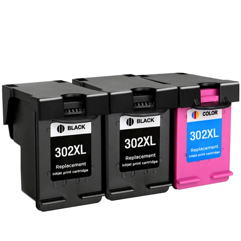 

302XL Remanufactured Cartridge Replacement for HP 302 HP302 XL Ink Cartridge for Deskjet 1110 1111 1112 2130 2131 Printer