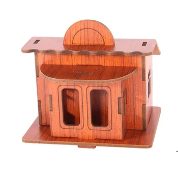 

3D DIY Wood Build Jigsaw Puzzle Educational Toys For Children Learning Education Puzzle Toys Puzzle Gifts For Girls