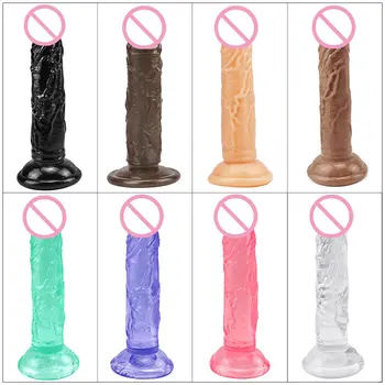 Realistic Dildo Dick Female Masturbator No Vibrator   Sex Toys For Woman Men Couples Vaginal Clitoral Stimulation Anal Dildos 2