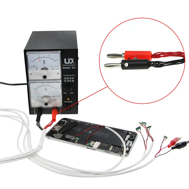 1pcs High Quality DC Power Supply Phone Current Test Cable for Apple iPhone X 8P 8G 7G 6S 6 5S 5G 5 4S Test Wire Repair Tools