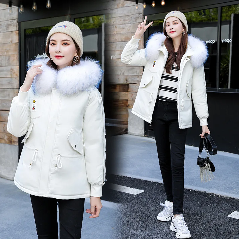 

Pike Cotton Coat Women's Short 2019 New Style Winter Korean-style Loose-Fit Students Small Cotton-Padded Jacket Hooded Cotton-pa