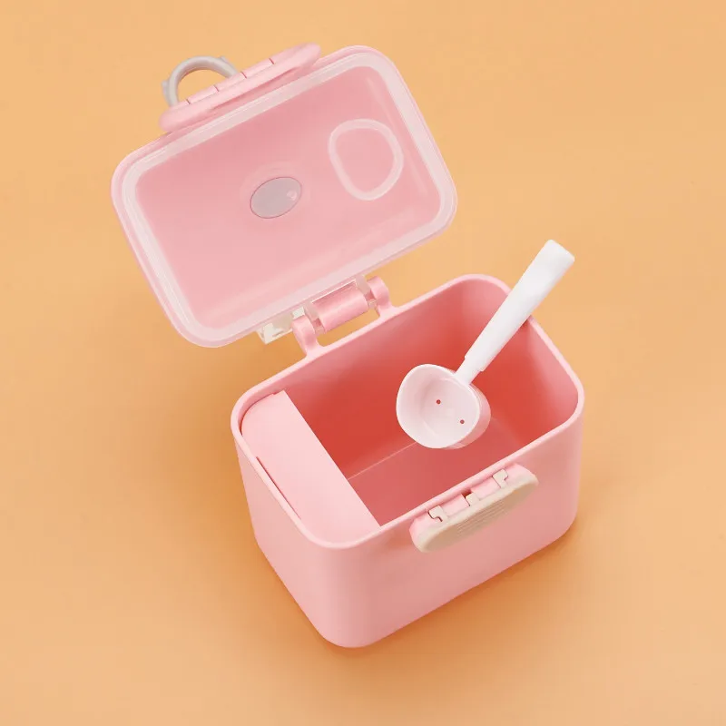 Baby milk powder box baby portable portable milk powder snack box complementary food storage box storage box