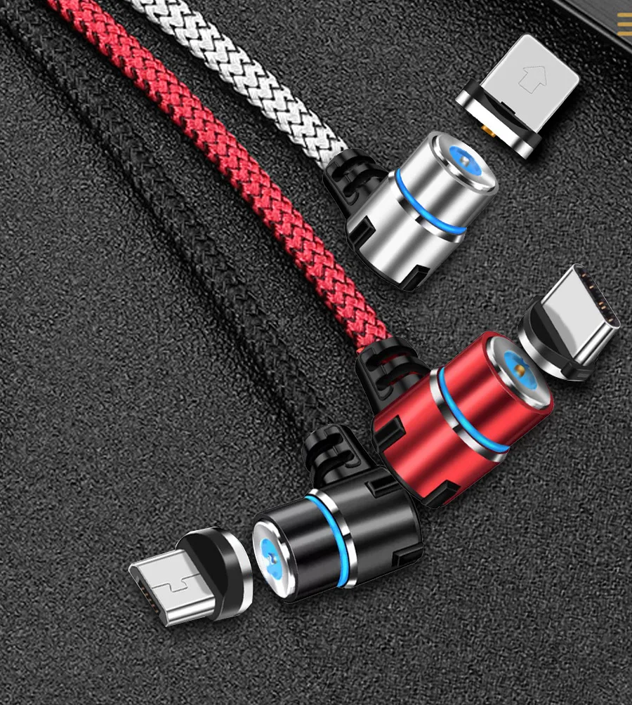 Магнитный Micro USB 8 Pin кабель для передачи данных для iPhone samsung для быстрой зарядки и передачи данных провод шнур магнит Зарядное устройство Тип usb C 1 м кабель для мобильного телефона