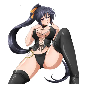 

13cm x 11.5cm Hot Girl Anime High School DxD Himejima Akeno Vinyl Helmet Tool Box Car Window Laptop Sticker Decal