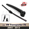 Wiper 16" Rear Wiper Blade & Arm Set Kit Fit For VW Transporter T5 2003-2013 2004 2005 2006 Windshield Windscreen Rear Window 1