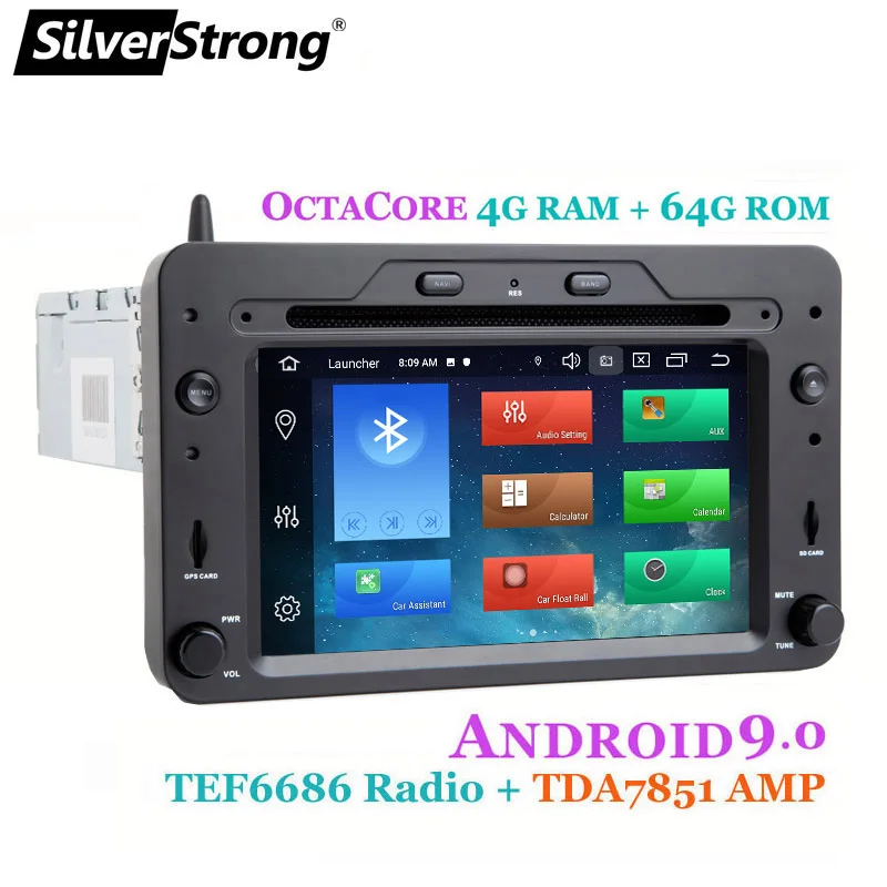 Best SilverStrong Android9.0 Car DVD for Alfa Romeo 159 Spider Brera 159 Car Radio GPS For Romeo with 4G+32G option 1