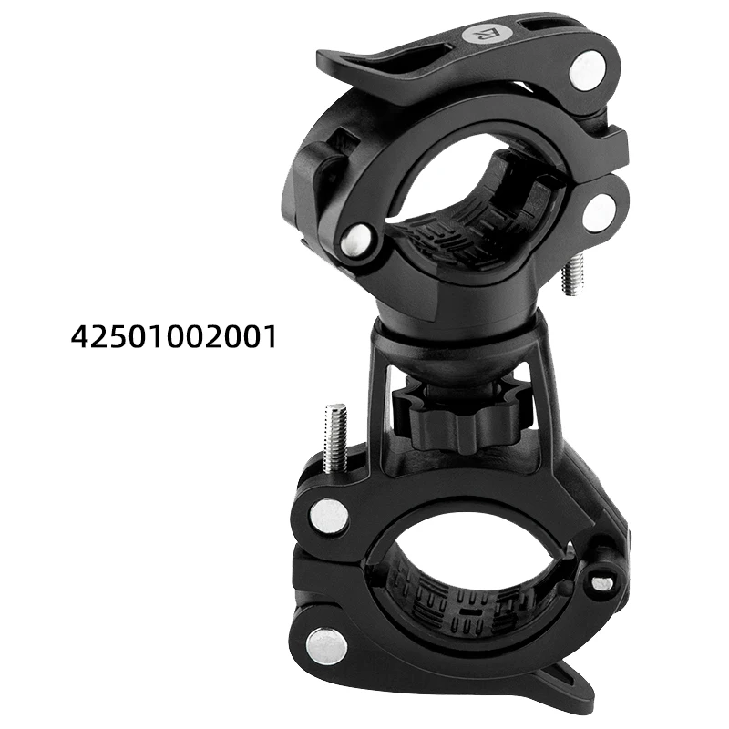 ROCKBROS Bicycle Light Bracket Rotating LED Torch Headlight Flashlight Pump Stand Quick Release Mount Bicycle Accessories