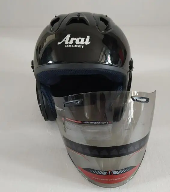 Arai R3 шлем мотоциклетный шлем с открытым внедорожным мотоциклетным шлемом Размер: S M L XL XXL, Опционный трехцветный объектив 06 - Color: black