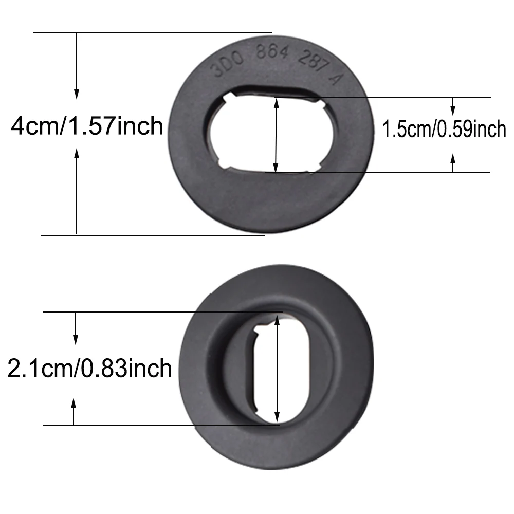 Автомобильный коврик, крепежные зажимы для ковров, овальные зажимы для VW Golf GTI Seat Leon MK1 Skoda Octavia Fabia OE 3D0864851B41 3D0061795B41
