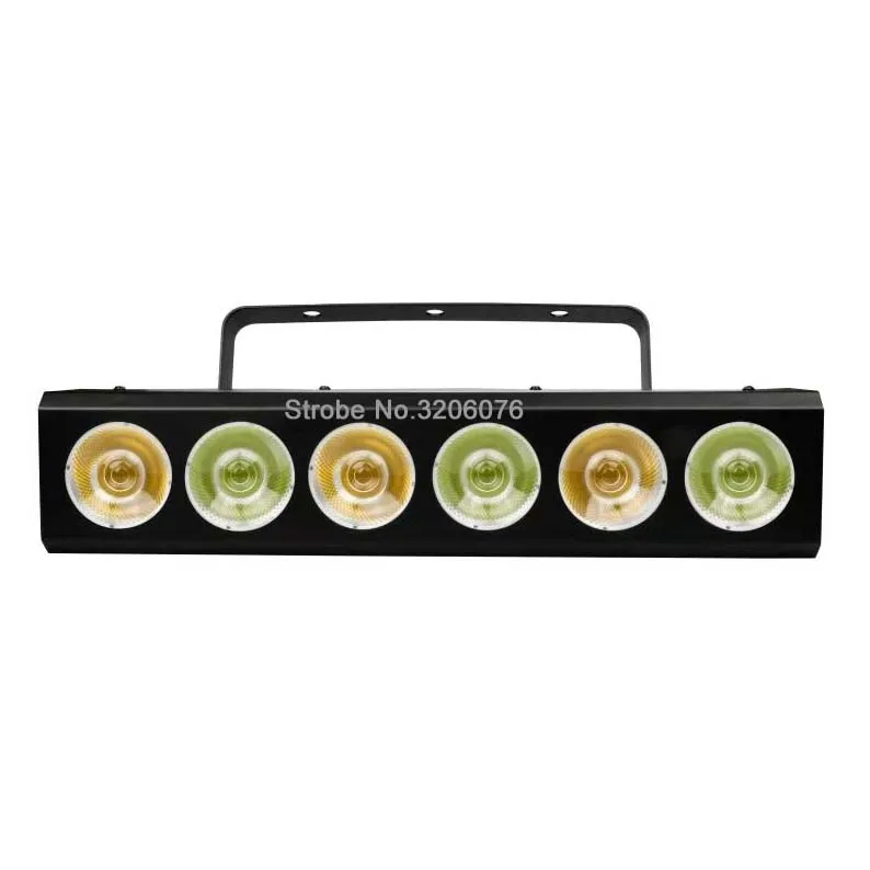 Новейший WW или CW 6 eyes dmx 6x50w cob led blinder matrix bar сценический светильник, светильник для дискотеки - Цвет: CW and WW