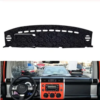 

Rose Pattern Non-slip Dashmat Dash Mat Dashboard Cover Pad Cover Carpet Car Sticker for T-oyota FJ Cruiser 2007-2013 Car Styling