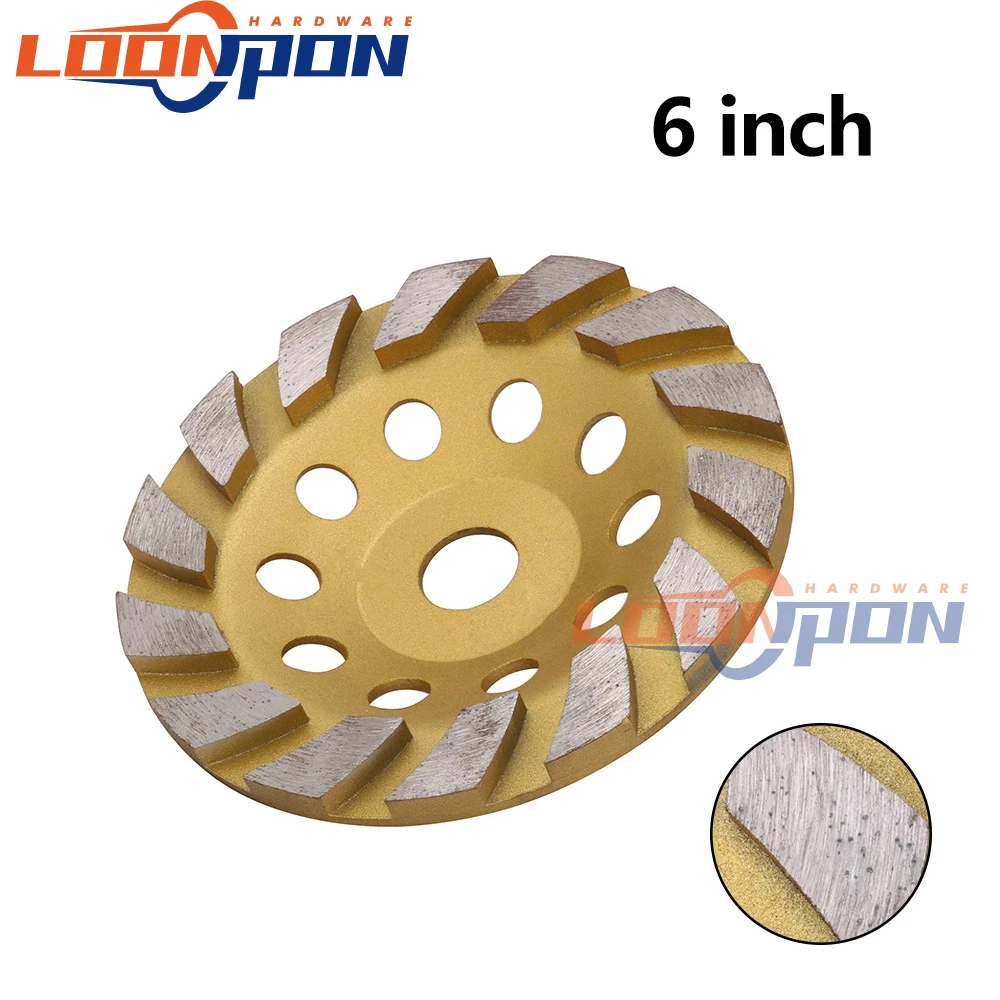 

Diamond Grinding Wheel 150X22X10mm Disc Bowl Shape Grinding Cup for Concrete Granite Stone Ceramics Cutting 1Pc