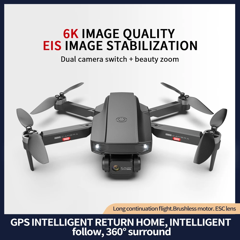 S2 5G WIFI RC Drone 4K Profesional RC Quadcopter Mini HD 6K Kamera Mit Bürstenlosen Motor GPS FPV Faltbare Drone Kind Spielzeug Flugzeug|RC Quadcopter| - AliExpress