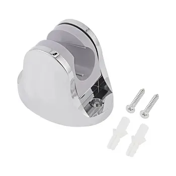 

Handheld Shower Spray Head Holder Bracket Bathroom Wall Mount Silver Plastic Adjustable Cradle Bathroom Shower Bracket
