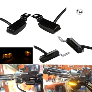 

Universal Motorcycle 12v Mini LED Turn Signal Light Flowing Water Blinker Flashing Indicator Lamp For Cafe Racer Scooter ATV