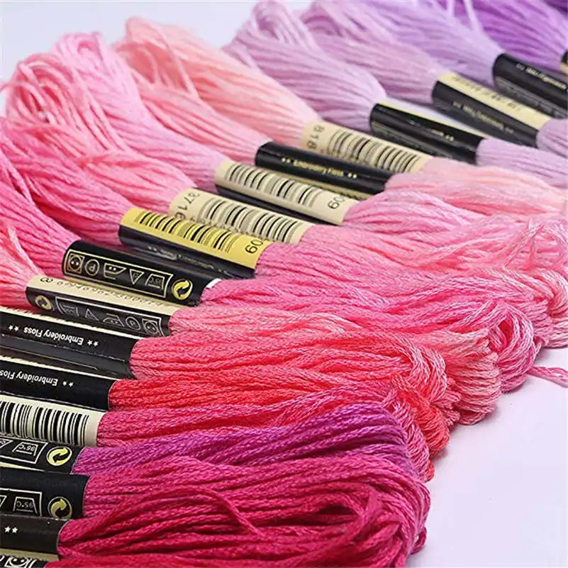 136/140 шт случайная цветная вышивка нитки для вышивки крестом нить для шитья женские DIY Швейные Инструменты браслеты ремесла нить H05