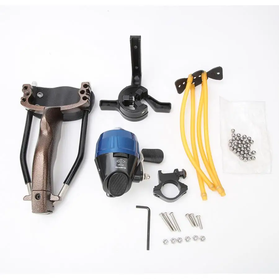 

Powerful Shooting Fish Slingshot Multifunctional Bowfishing Archery tools Shooting Catapult Dart Hunting Outdoor Fishing Tools