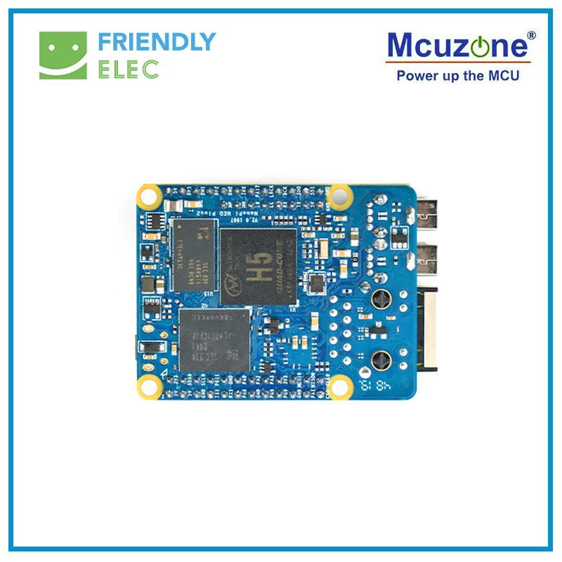 FriendlyELEC NanoPi-NEO Plus2 V2.0 1 ГБ DDR3 Оперативная память 8 Гб памяти на носителе eMMC Allwinner H5 64-разрядным четырёхъядерным высокопроизводительный Cortex A53