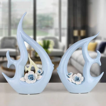 

MODERN CERAMIC FISH PORCELAIN LOVER KISSING FISH FIGURINES LIVINGROOM ORNAMENT HOME FURNISHING DECORATION CRAFTS WEDDING GIFT