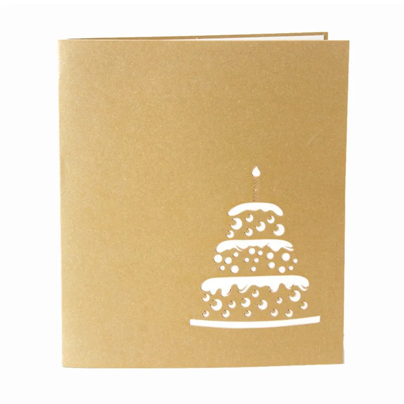  Handmade Birthday Greeting Card 3D Birthday Wedding Party Invitation Cards E2S - 4.0001E+12