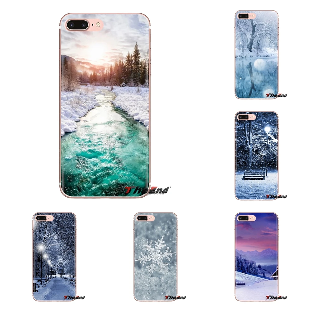 Winter Wallpaper for Phone 2 For Sony Xperia Z Z1 Z2 Z3 Z5 compact M2 M4 M5 E3 T3 XA Aqua LG G4 G5 G3 G2 Mini Housing Case |