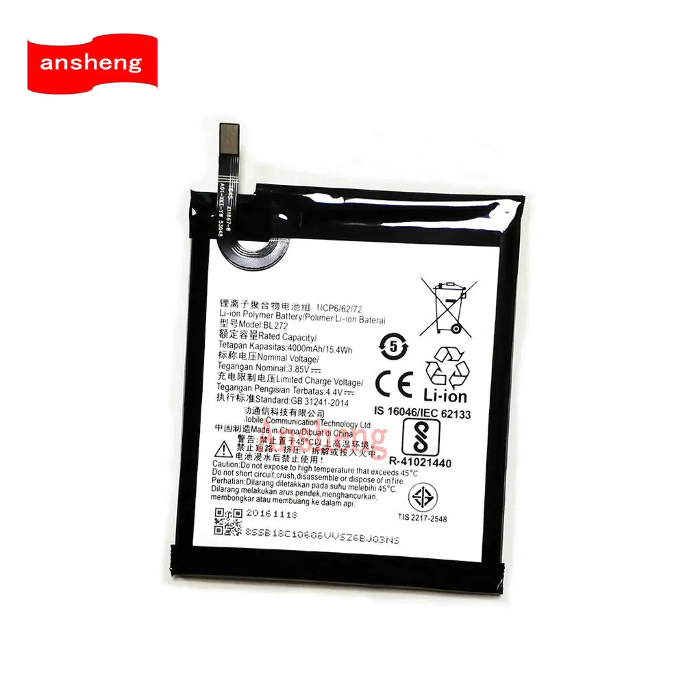 New original 4000mAh BL272 battery for Lenovo Vibe K6 Power XT1662 K33A42 Phone | Мобильные телефоны и аксессуары