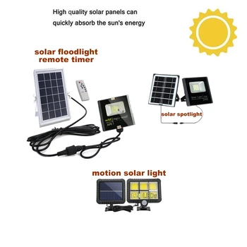 

Super Bright Solar Lights 120/100 LED Solar Power Outdoor Motion Sensor Light,LED on Both Side Waterproof for Deck,Yard,Garden,P