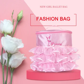 

Ballet Dance Bag Students School Backpack Embroidered Tiered Ruffled Bag for Kids Girls WHShopping