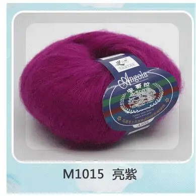 liang zi 1015 TPRPYN 250 г = 10 шт. ангольская мохеровая пряжа для ручного вязание крючком из шерсти пряжа для вязания Ангольской норковой шерсти пряжи мохер шерсть для вязания - Цвет: liang zi 1015