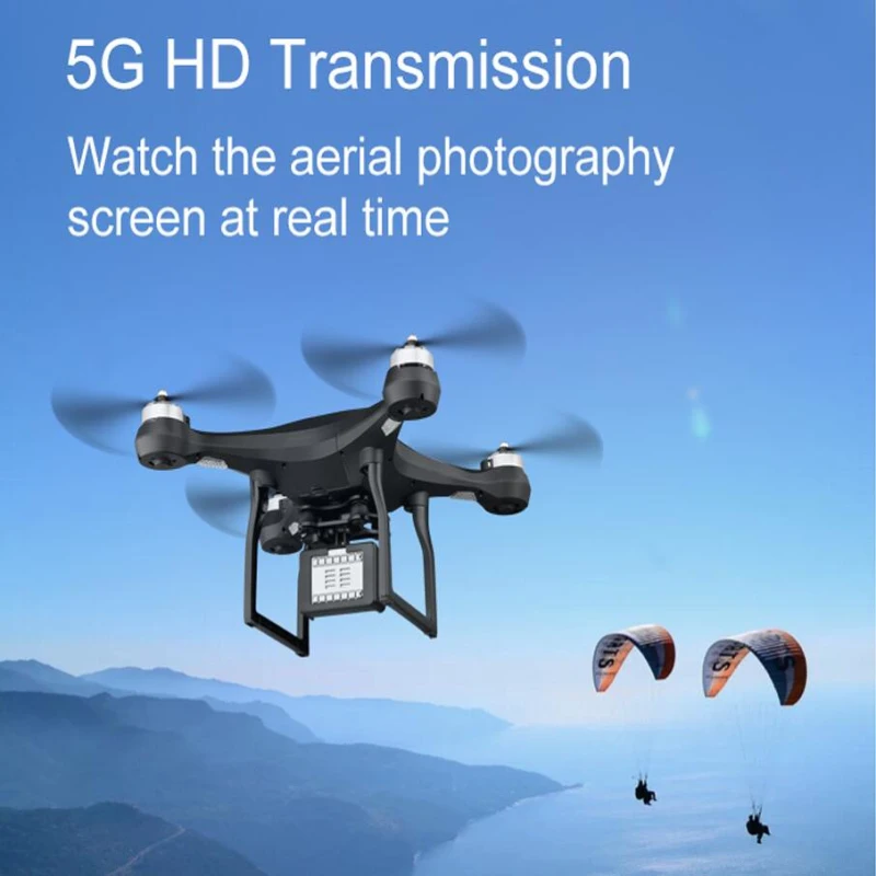 Двойной gps умный аэрогонок wifi FPV Радиоуправляемый Дрон 5G 1000M регулируемая камера gps умная точка слежения вокруг высокоскоростного радиоуправления для квадрокоптера