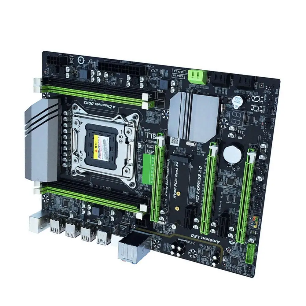 Материнская плата X79T DDR3 2011 для настольных ПК четырехканальная память процессора