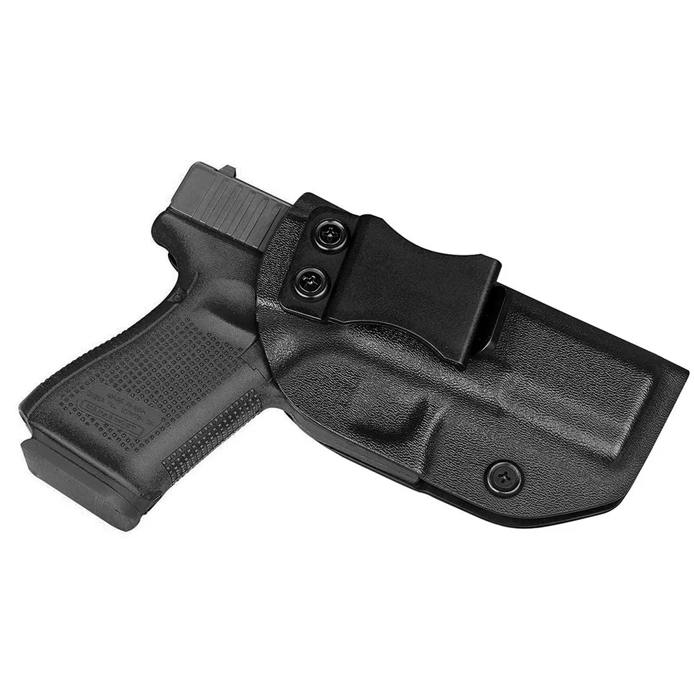 IWB KYDEX Holster Fit: Glock 19 19X 23 32 45 (Gen 1-5) - Inside Waistband Concealed Carry Holster - Adjustable Cant & Retention-
