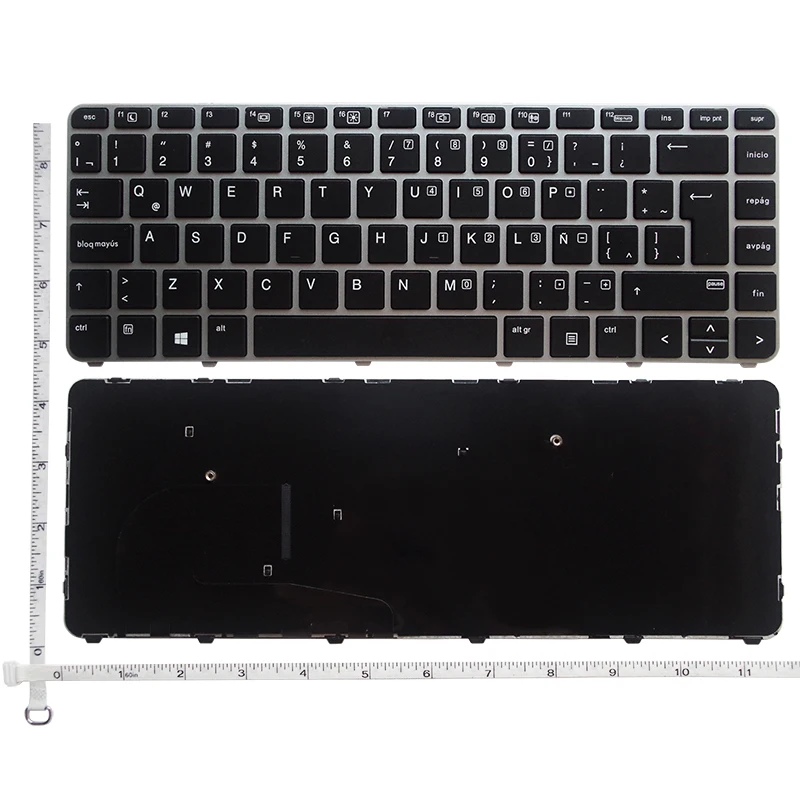 Teclado Portátil para hp Elitebook ru la Eua fr sp br ar po Reino Unido 840 g3 745 g4 840 g4 848 g4 836308001 821177-001 Nsk-cy2bv - Imagem 3