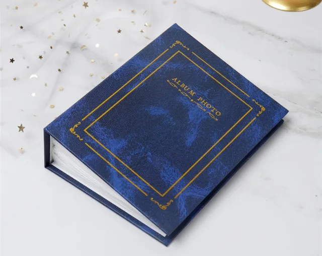 100 Slots 3D Nail Sticker Water Decal Collecting Albums Storage Holder Nail Art Display Showing Book Container Tools Blue