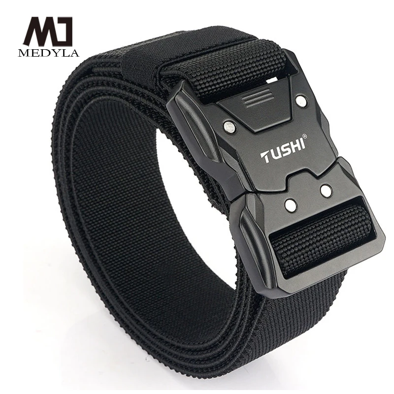 Tactical Belt with Metal Buckle for Men