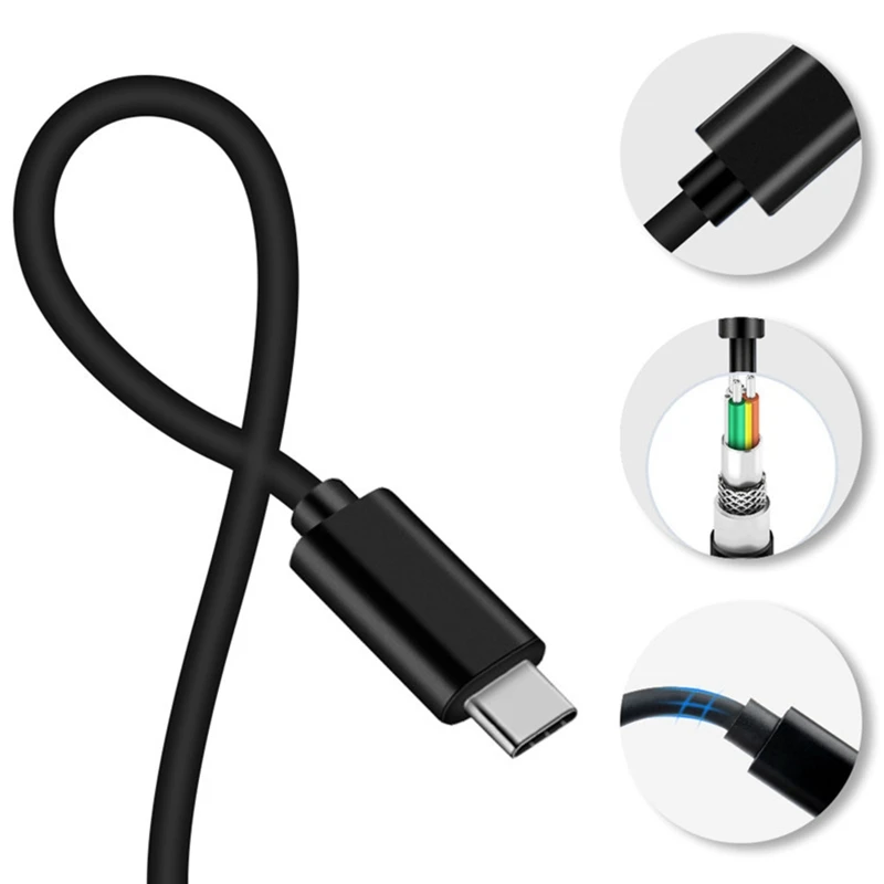 USB C Тип с разъемами типа и DC5.5 * 2 5 4530 4017 мм PD зарядный кабель провод для быстрой