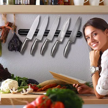 

Magnetic Wall Mounted Kitchen Knife Magnet Bar Holder Display Rack Strip 33cm Knife Holder Kitchen Tools Dropshipping #20