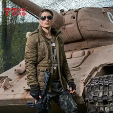 QIQICHEN Parkas Jacket Man Winter Bomber Pilot Multi-Pocket Removable Fur Army Thicken Windproof Warmer Coat Plus Size 4XL